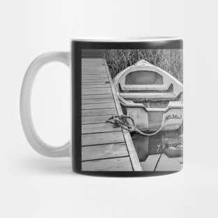 Moored boat, Norfolk Mug